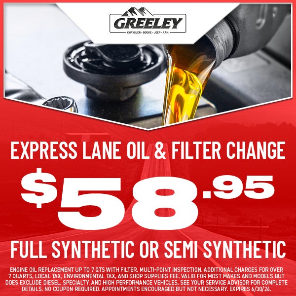 Express Lane Oil & Filter Change