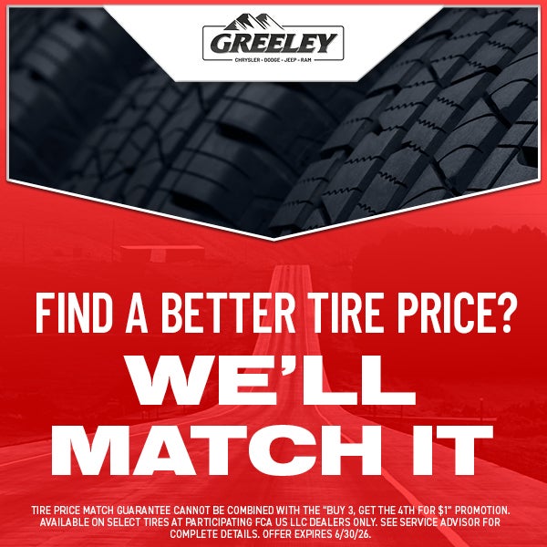 Found A Better Tire Price? We'll Match It!