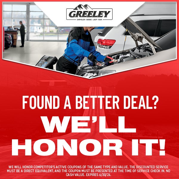 Found a Better Deal? We'll Honor It!