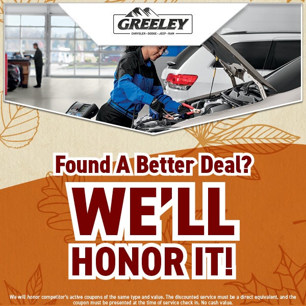 Found a Better Deal? We'll Honor It!